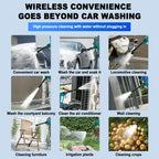 Dili-Lux Wash Gun 6 In 1 Spray Nozzle Sprayer + Makita 18V Battery 4.0Ah Battery and Charger