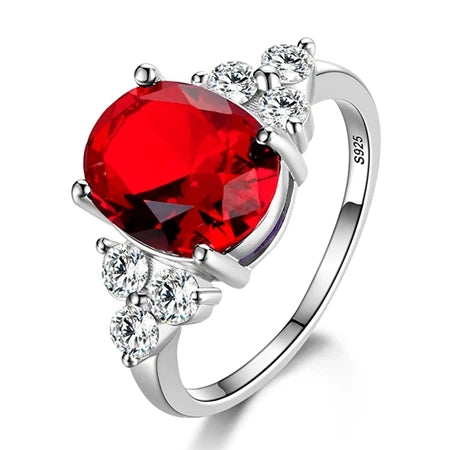 The One Ring, 925 Silver. What will you choose - Pink, Amethyst, Sapphire or Mystic Topaz?