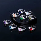 The One Ring, 925 Silver. What will you choose - Pink, Amethyst, Sapphire or Mystic Topaz?