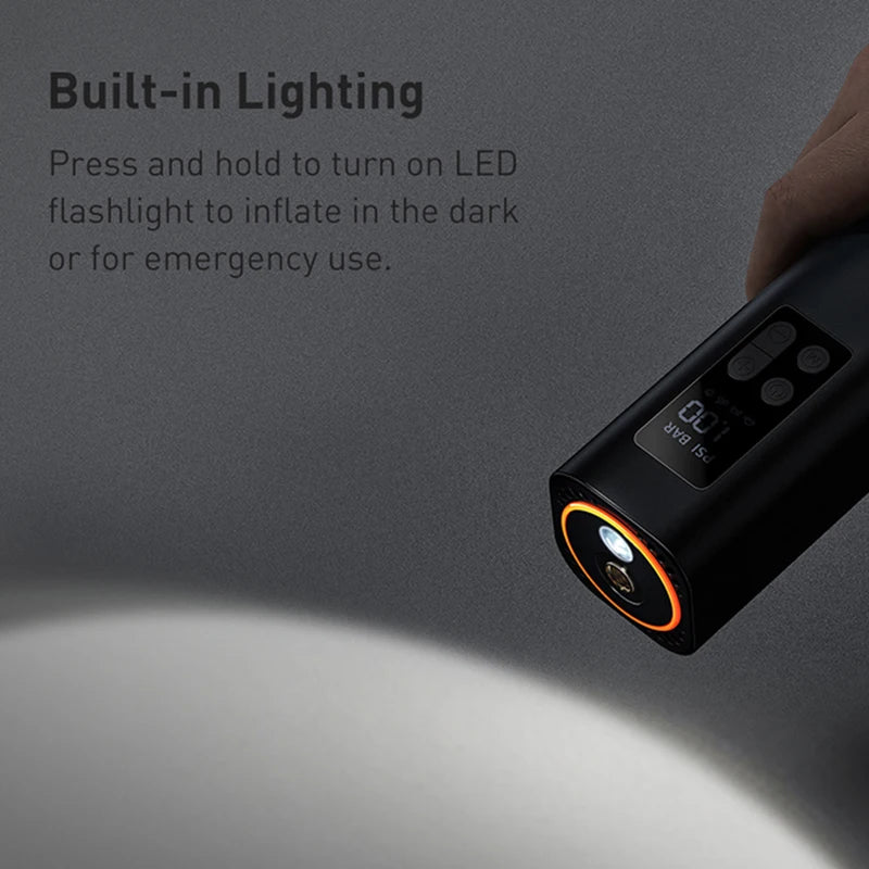 Mini Car Air Compressor 12V 150PSI  Baseus Tire Inflator Pump