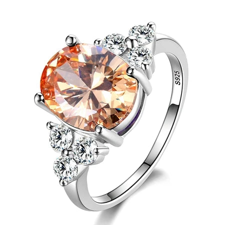 The One Ring, 925 Silver. What will you choose - Pink, Amethyst, Sapphire or Mystic Topaz?