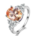 The One Ring, 925 Silver. What will you choose - Pink, Amethyst, Sapphire or Mystic Topaz?