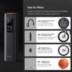 Mini Car Air Compressor 12V 150PSI  Baseus Tire Inflator Pump