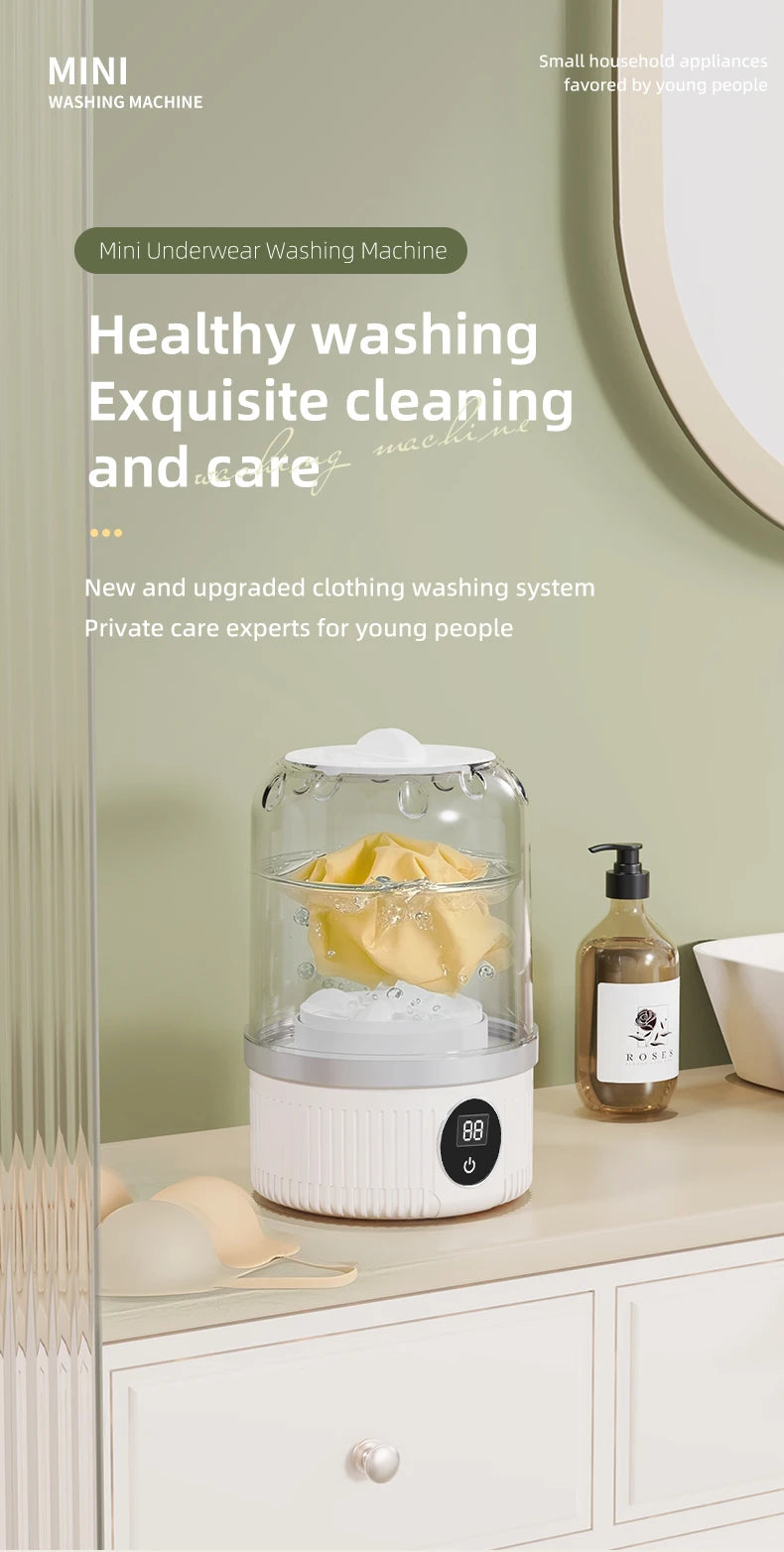 Mini Electric Washing Machine - Clean Smarter, Live Lighter