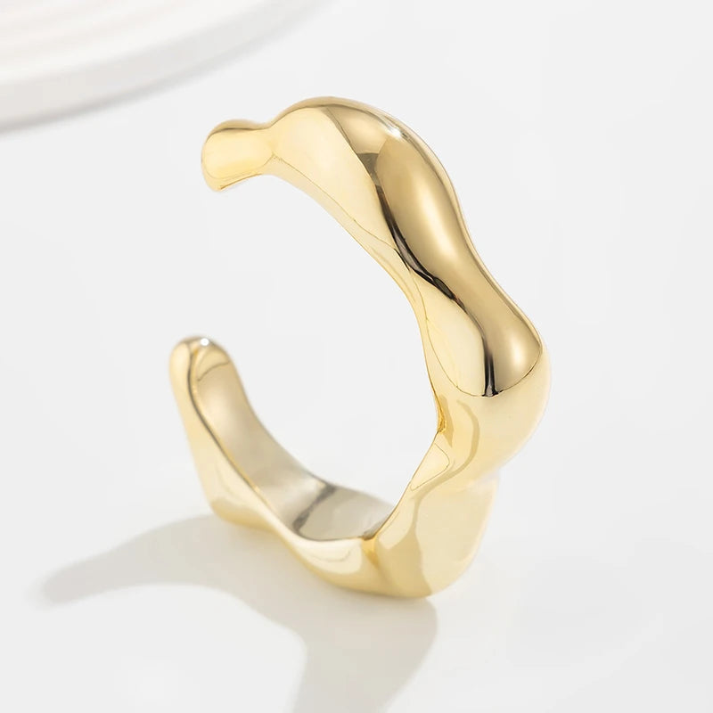 Sculptural Cuff Bangle, Textured Finish