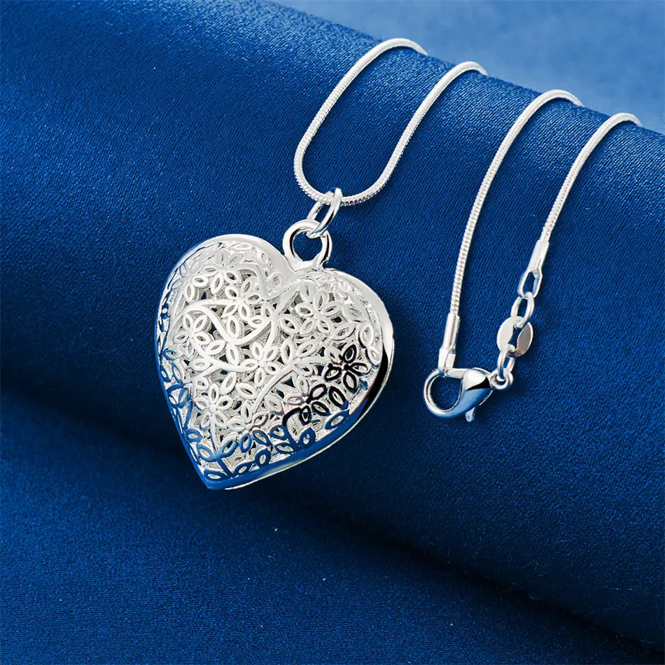 A delicate expression of love, captured in silver