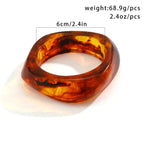 Fascinating Massive Bracelet, Marble Effect