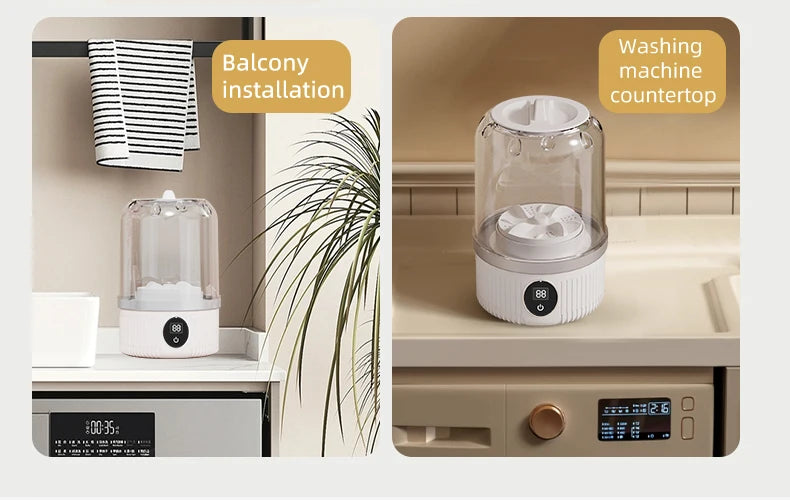 Mini Electric Washing Machine - Clean Smarter, Live Lighter