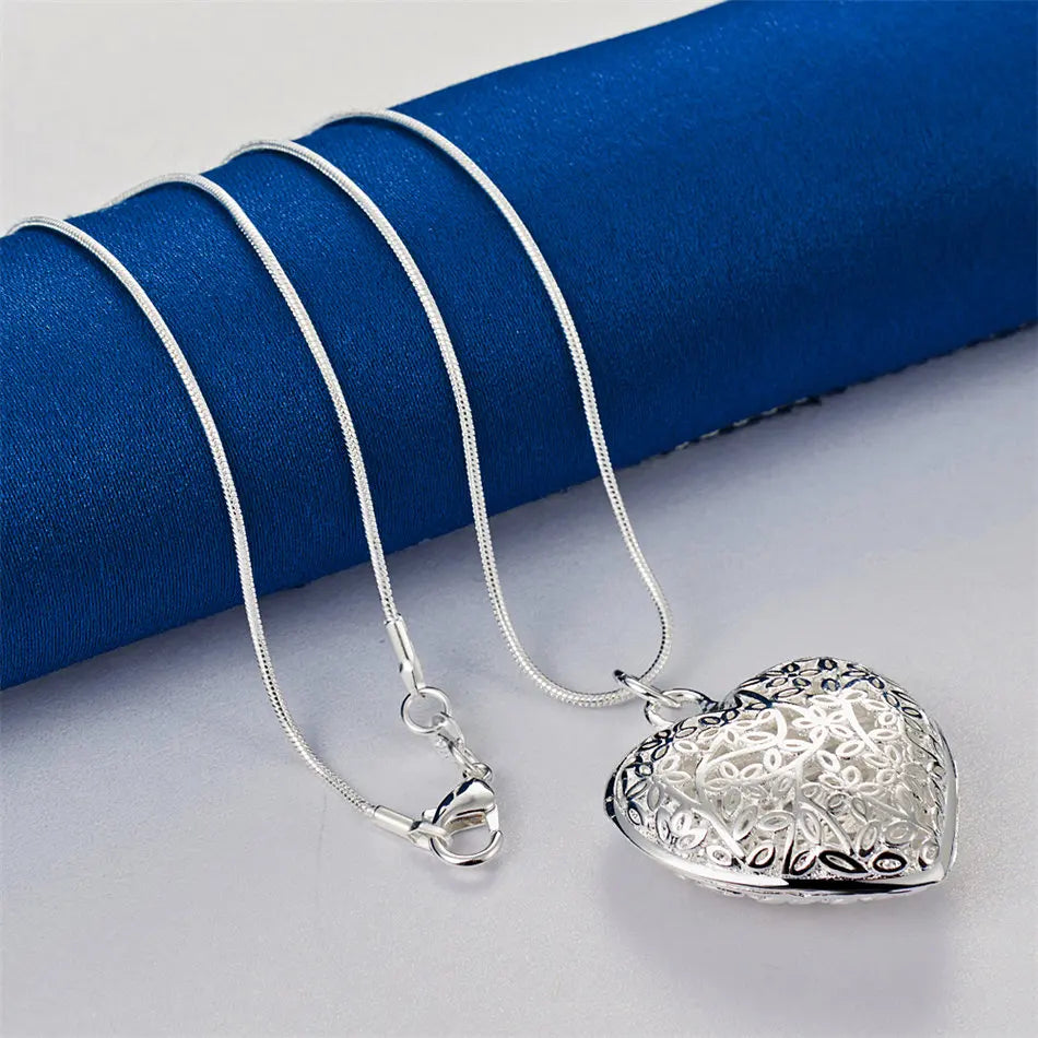 A delicate expression of love, captured in silver