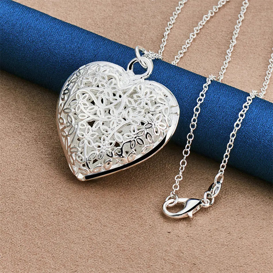 A delicate expression of love, captured in silver