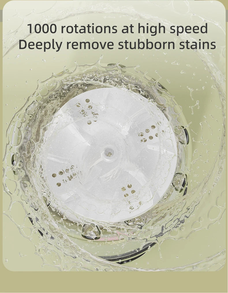 Mini Electric Washing Machine - Clean Smarter, Live Lighter