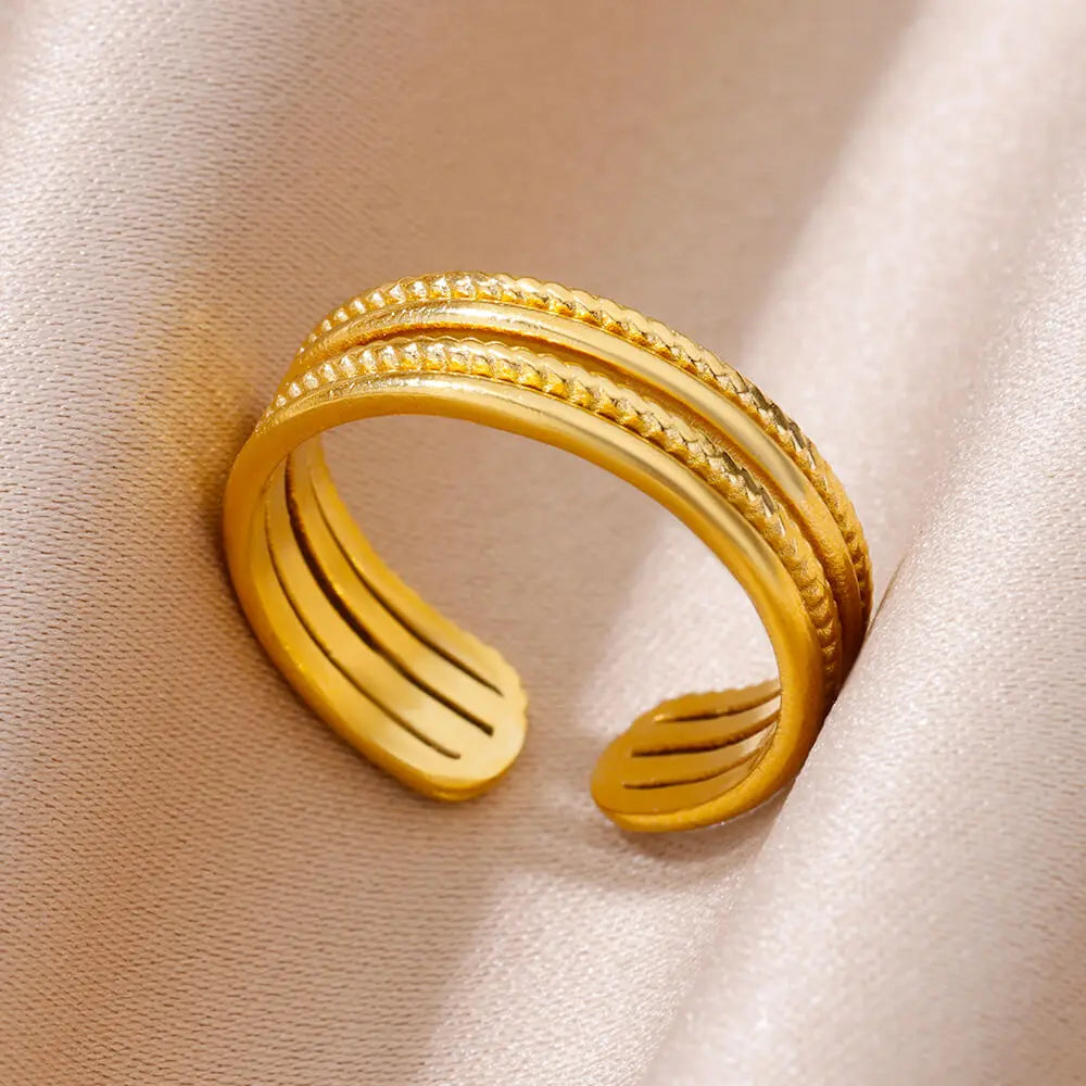 Open Band Cocktail Rings