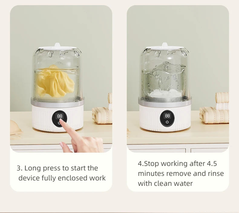 Mini Electric Washing Machine - Clean Smarter, Live Lighter