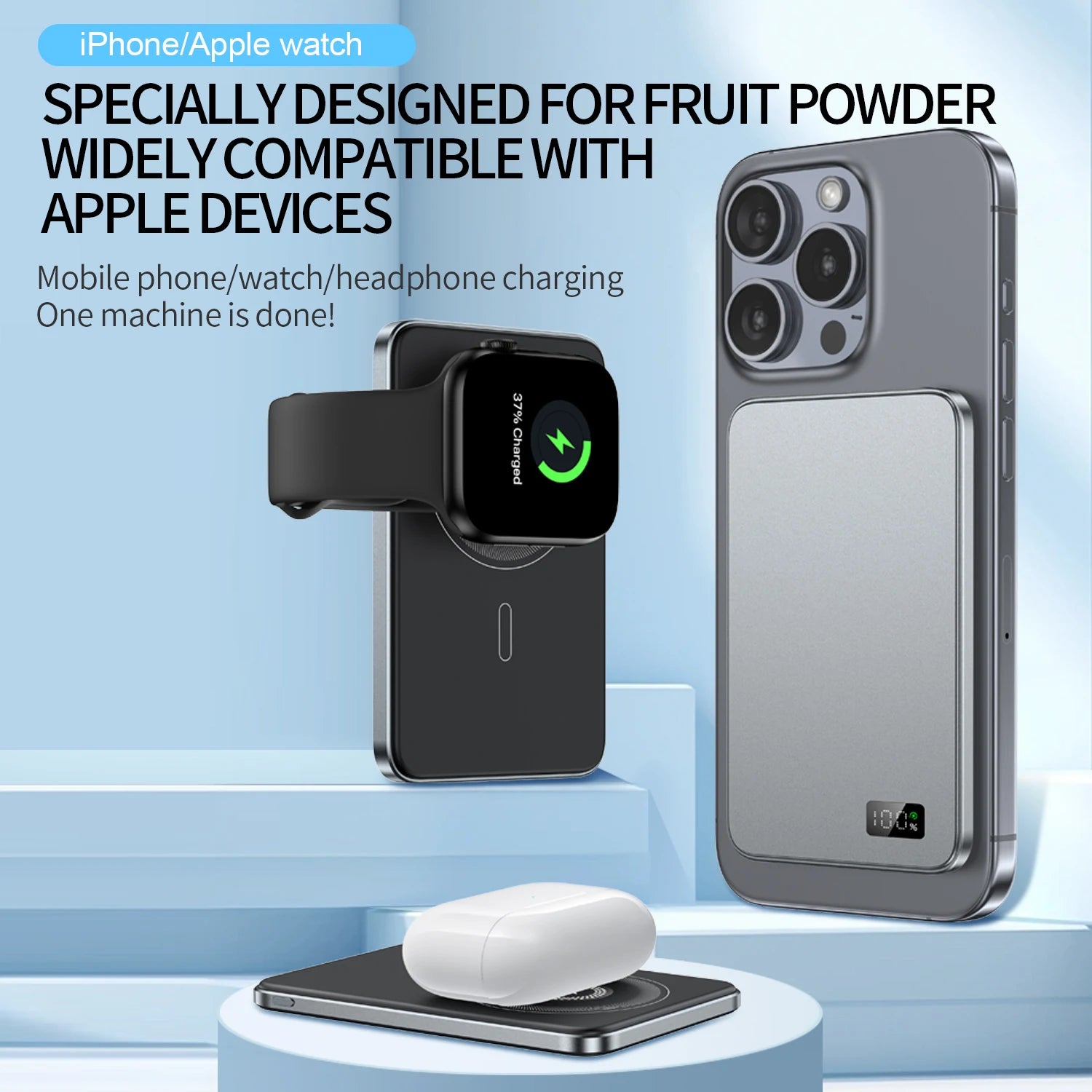 Ultra thin Wireless Magnetic Powerbank For Magsafe