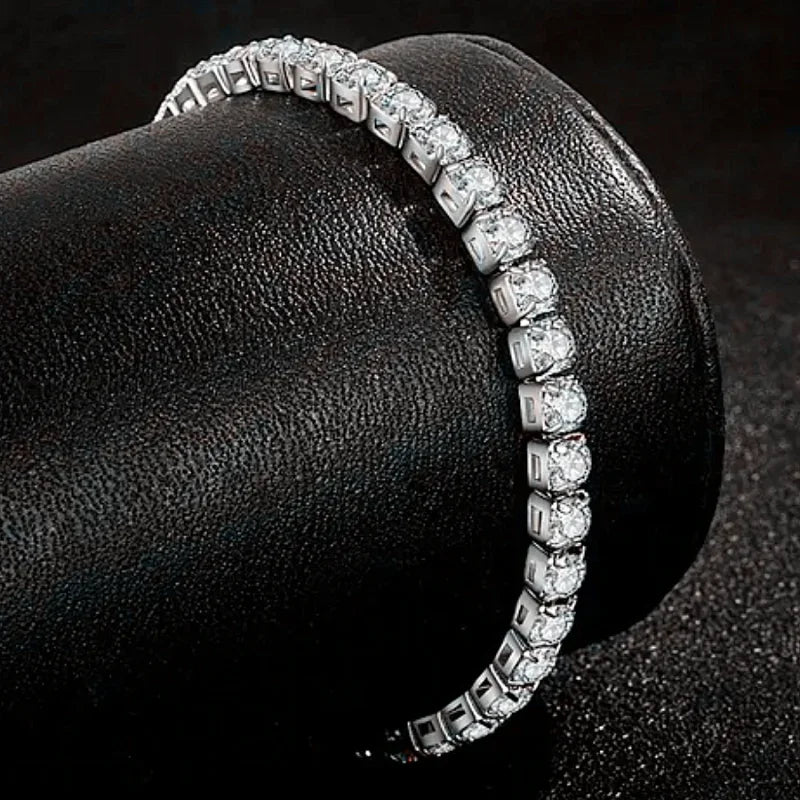 Crystal Tennis Bracelet, 4mm Stones