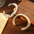 Sculptural Cuff Bangle, Textured Finish