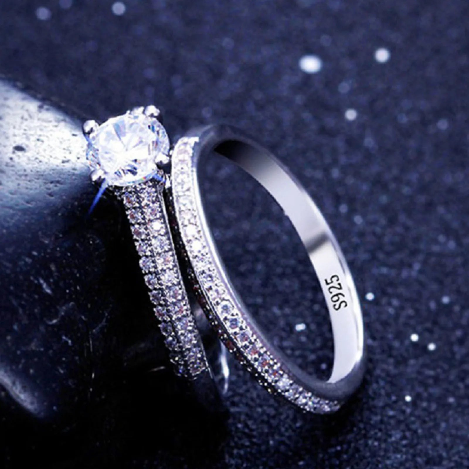 Vintage-inspired ring is designed to work as one complete look or as separate elements