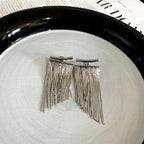 Fashion earrings with tassels