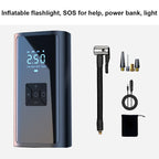 Wireless Handheld Car Inflator Pump 150PSI with Intelligent LCD Display