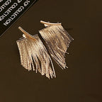 Fashion earrings with tassels