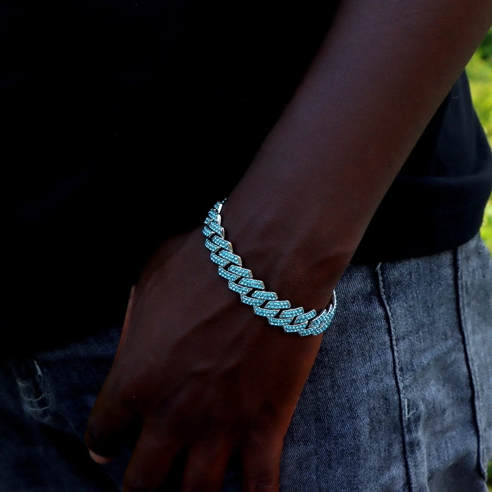 Cuban Link Bracelet — Iced & Plain