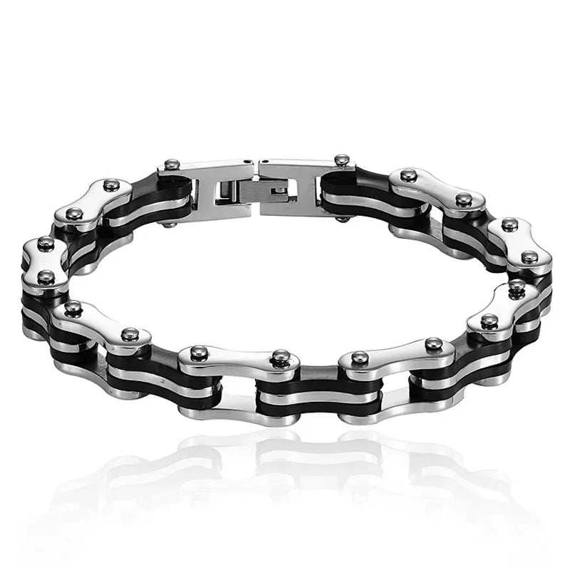 Biker Chain Bracelet - Motorcycle Link
