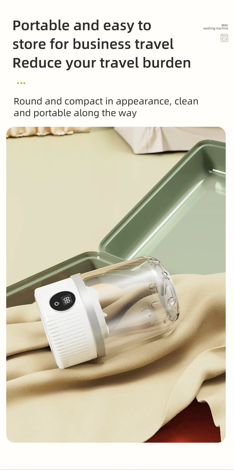 Mini Electric Washing Machine - Clean Smarter, Live Lighter