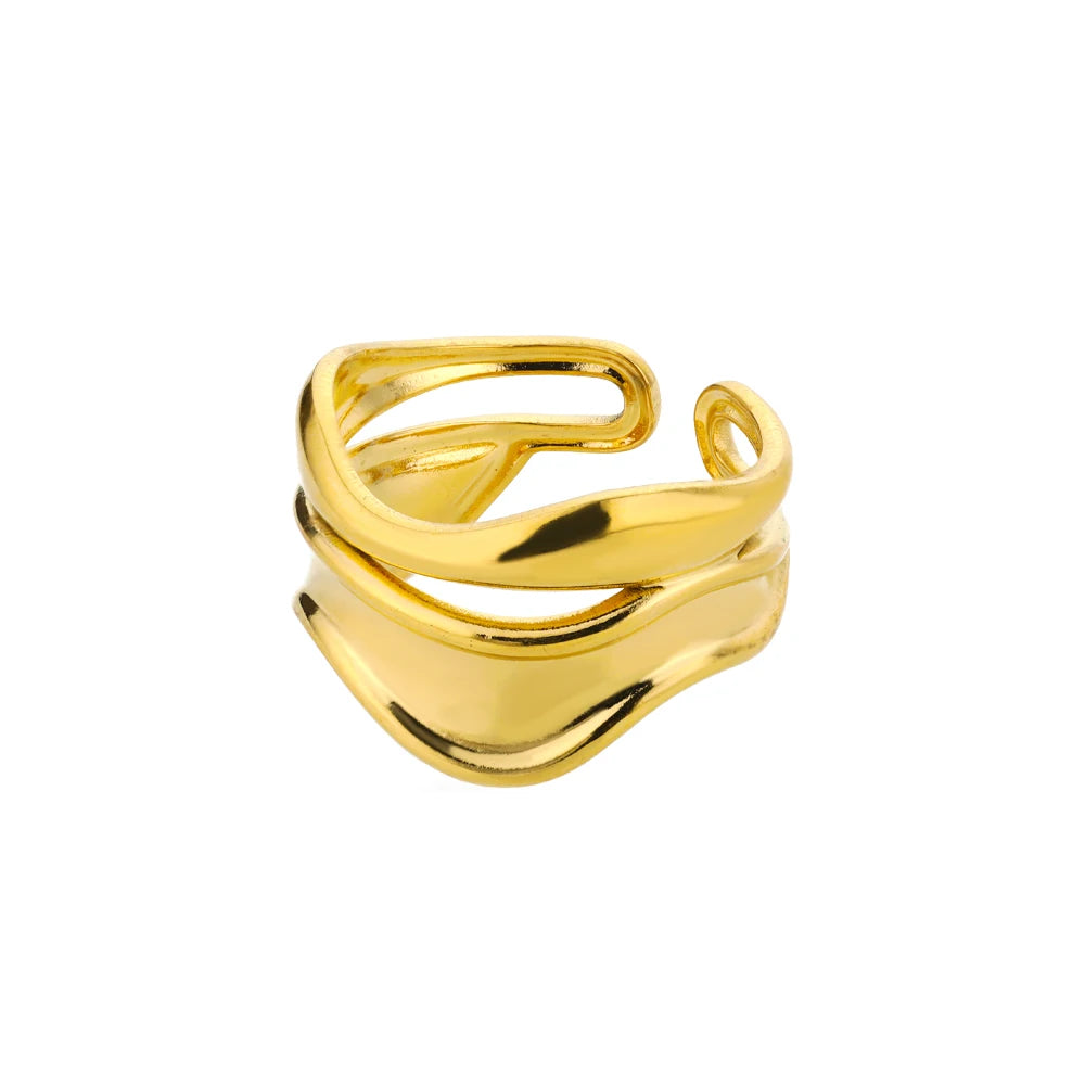 Open Band Cocktail Rings
