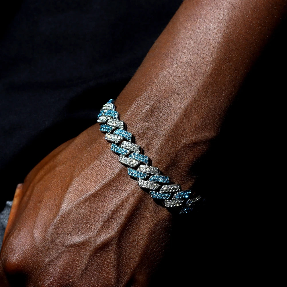 Cuban Link Bracelet — Iced & Plain