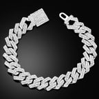 Cuban Link Bracelet — Iced & Plain