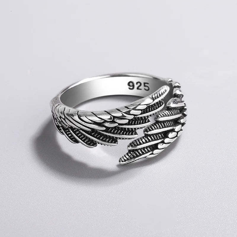 Angel Wing Ring, 925 Silver