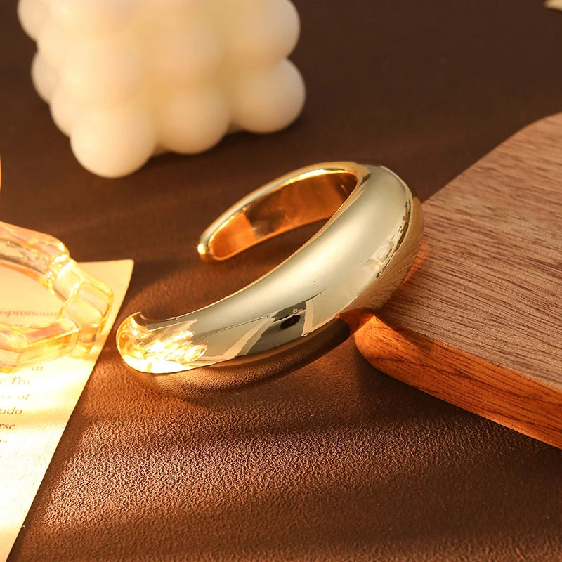 Sculptural Cuff Bangle, Textured Finish