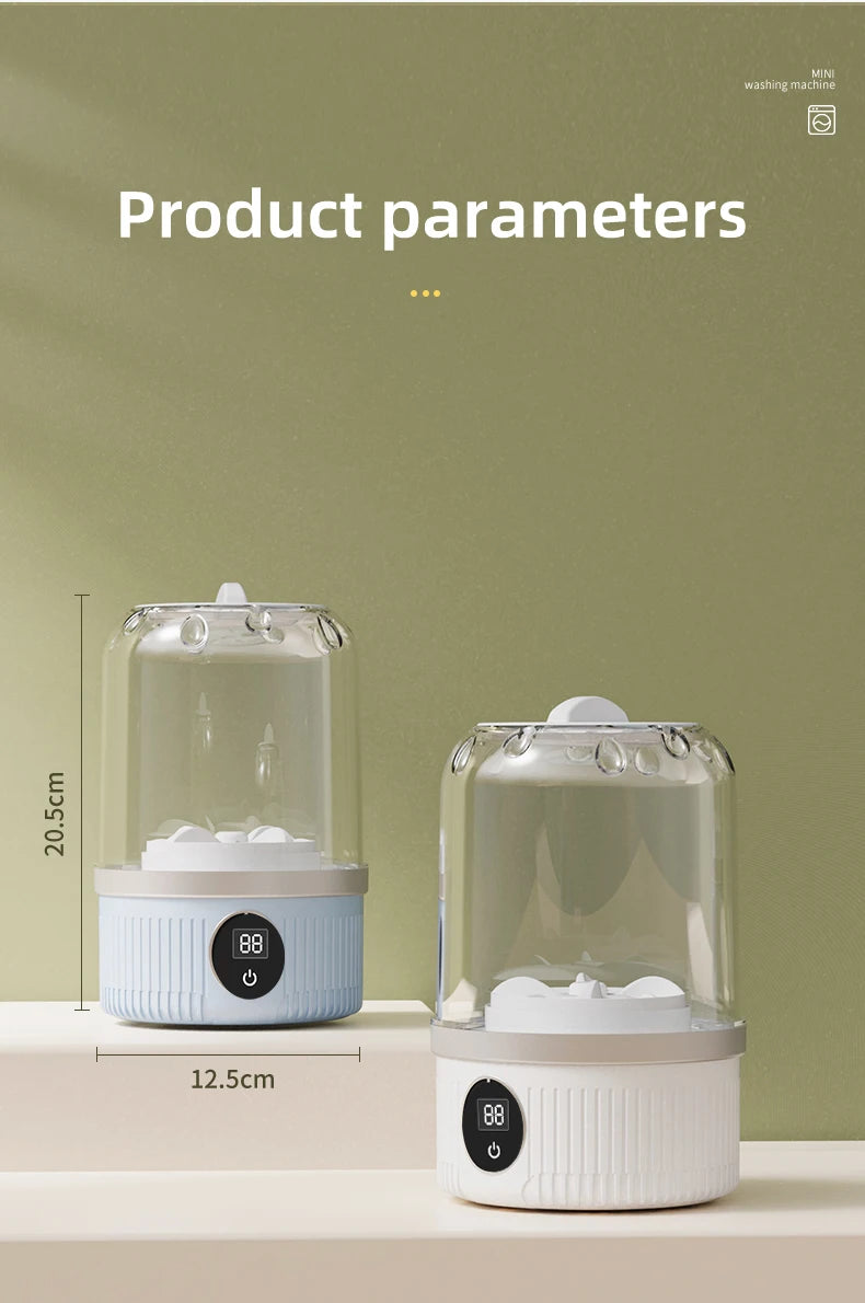 Mini Electric Washing Machine - Clean Smarter, Live Lighter