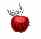 Red Apple Locket Pendant, 925 Sterling Silver